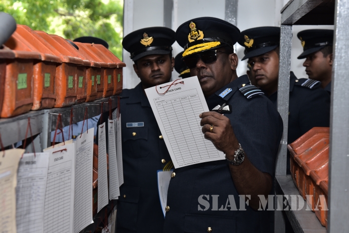 AOC's Inspection at SLAF Station Weerawila