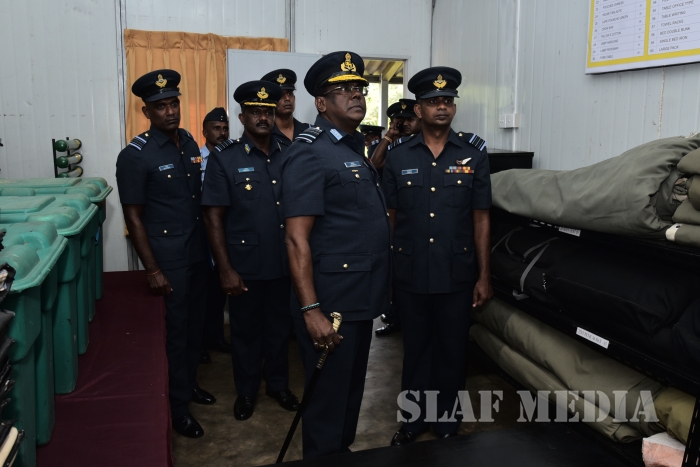 AOC's Inspection at SLAF Station Weerawila