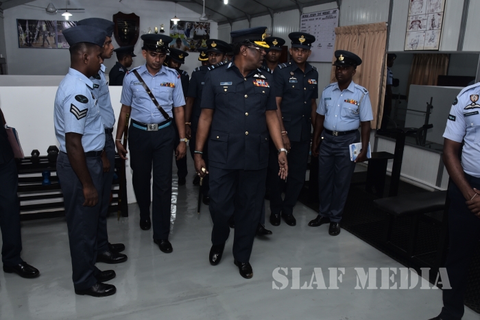 AOC's Inspection at SLAF Station Weerawila