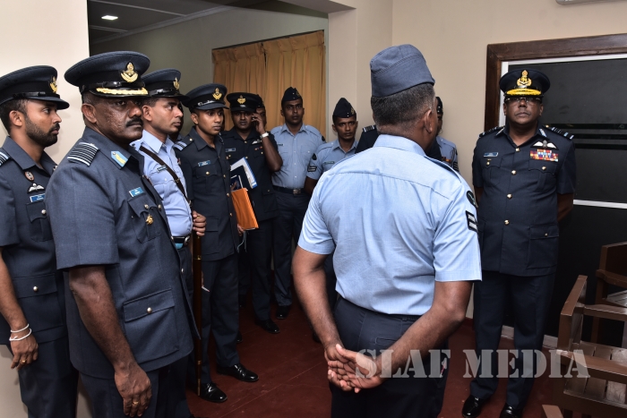 AOC's Inspection at SLAF Station Weerawila