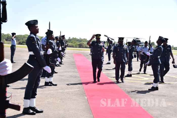 AOC's Inspection at SLAF Station Weerawila