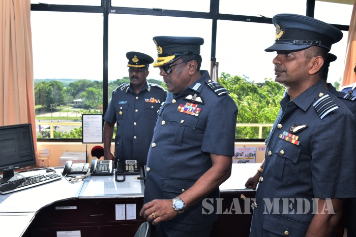 AOC's Inspection at SLAF Station Weerawila