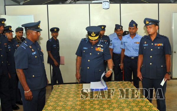 Annual Commander's Inspection at Slaf Station Mullaittivu