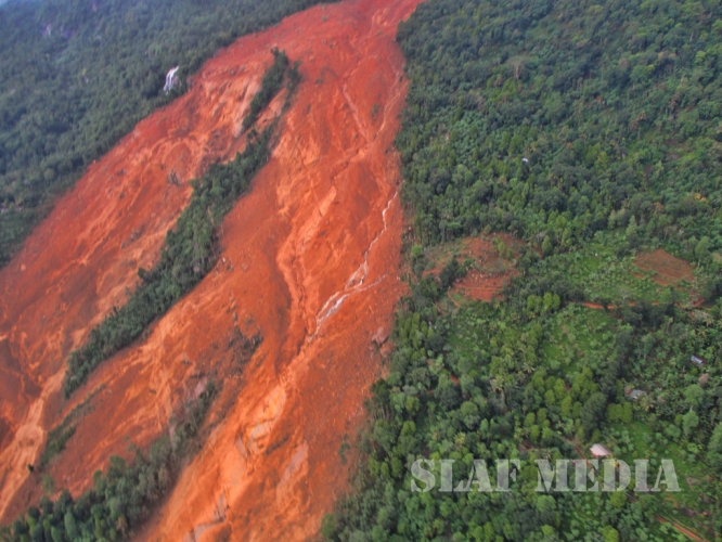 SLAF Conducted Helicopter Recce To Assess Flood Damage and Assistance