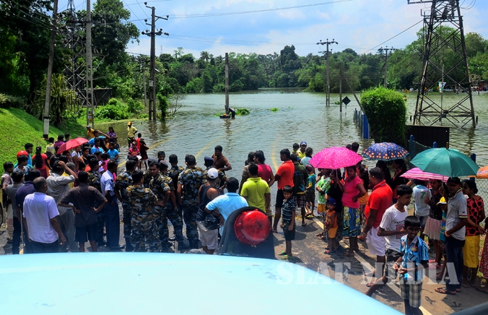 SLAF Conducted Helicopter Recce To Assess Flood Damage and Assistance