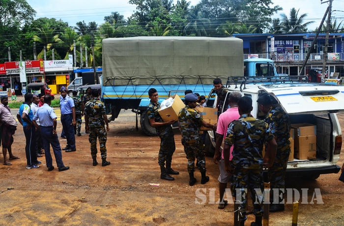 SLAF Conducted Helicopter Recce To Assess Flood Damage and Assistance