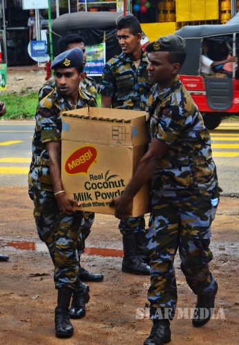 SLAF Conducted Helicopter Recce To Assess Flood Damage and Assistance