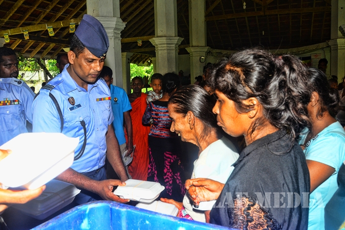 SLAF Conducted Helicopter Recce To Assess Flood Damage and Assistance