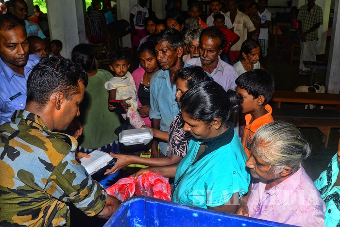 SLAF Conducted Helicopter Recce To Assess Flood Damage and Assistance