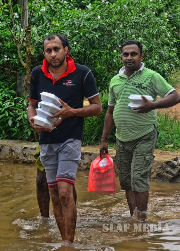 SLAF Conducted Helicopter Recce To Assess Flood Damage and Assistance
