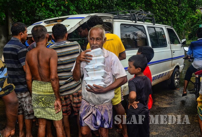SLAF Conducted Helicopter Recce To Assess Flood Damage and Assistance