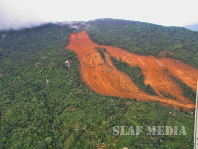 SLAF Conducted Helicopter Recce To Assess Flood Damage and Assistance