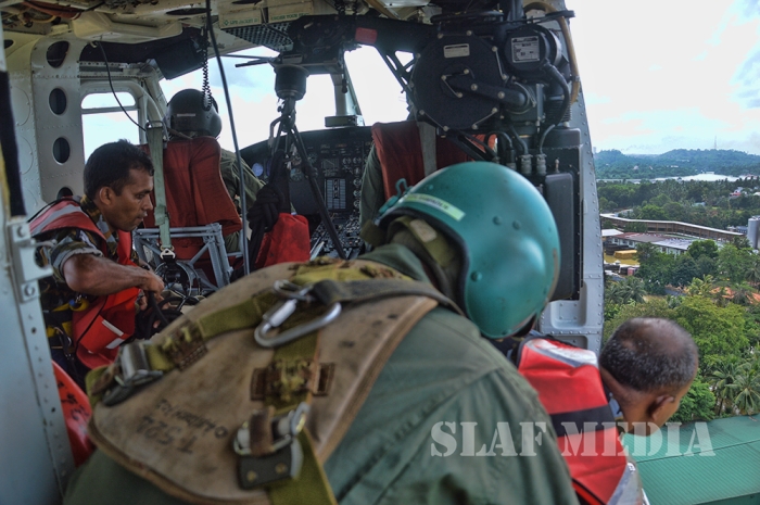 SLAF Continues Reconnaissance and Relief Missions