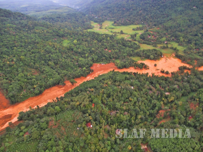 SLAF Conducted Helicopter Recce To Assess Flood Damage and Assistance