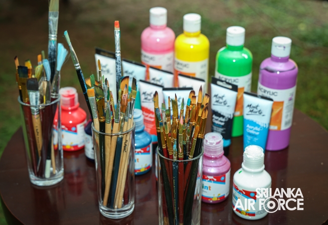 ‘SIP AND PAINT' EVENING AT SLAF STATION BANDARANAIKE INTERNATIONAL AIRPORT