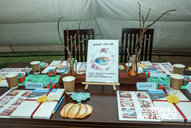 ‘SIP AND PAINT' EVENING AT SLAF STATION BANDARANAIKE INTERNATIONAL AIRPORT