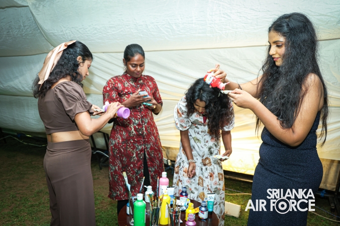 ‘SIP AND PAINT' EVENING AT SLAF STATION BANDARANAIKE INTERNATIONAL AIRPORT
