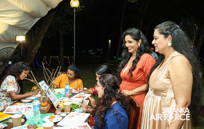 ‘SIP AND PAINT' EVENING AT SLAF STATION BANDARANAIKE INTERNATIONAL AIRPORT