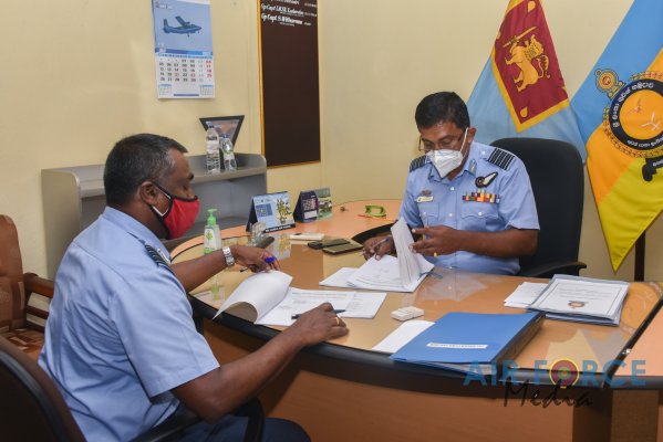 CHANGE OF COMMAND AT THE AERONAUTICAL ENGINEERING SUPPORT WING,
RATMALANA