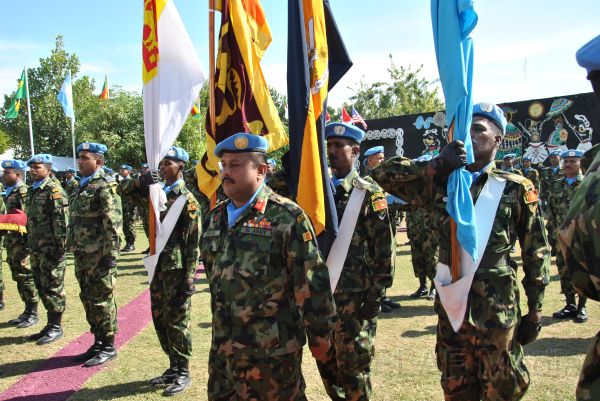 UN Medals to SLAF Peacekeepers in Haiti
