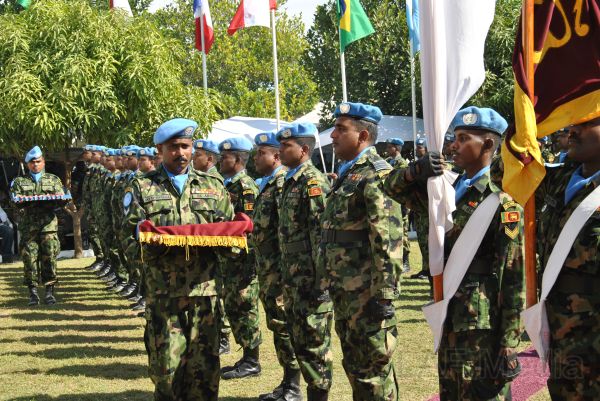 UN Medals to SLAF Peacekeepers in Haiti