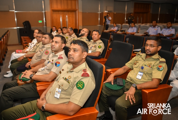 BANGLADESH ARMED FORCES WAR COURSE VISITS AIR FORCE HEADQUARTERS
