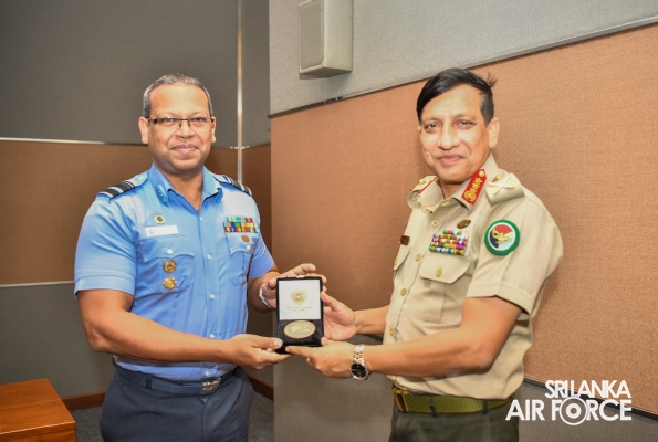 BANGLADESH ARMED FORCES WAR COURSE VISITS AIR FORCE HEADQUARTERS