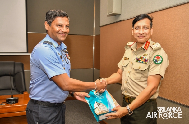 BANGLADESH ARMED FORCES WAR COURSE VISITS AIR FORCE HEADQUARTERS