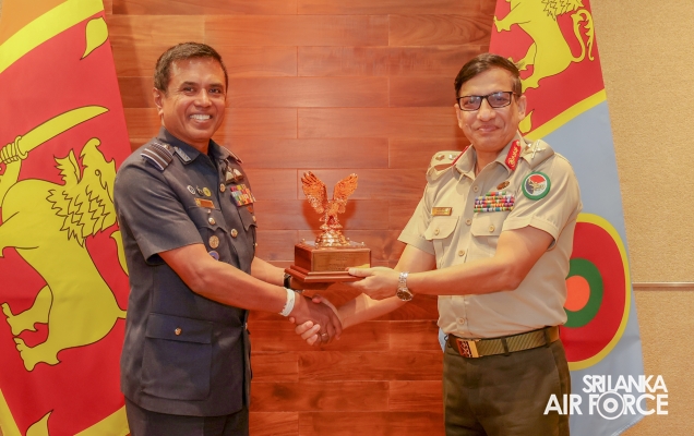 BANGLADESH ARMED FORCES WAR COURSE VISITS AIR FORCE HEADQUARTERS