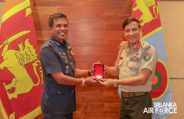 BANGLADESH ARMED FORCES WAR COURSE VISITS AIR FORCE HEADQUARTERS