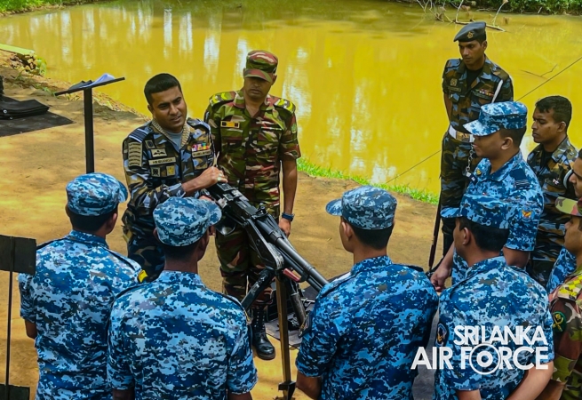 GLADESH ARMED FORCES COMPLETE AIR BASE DEFENCE TRAINING AT SLAF CTS DIYATALAWA