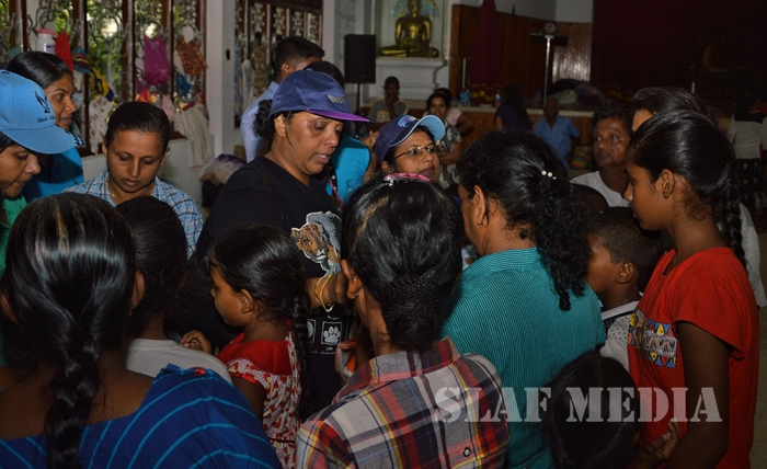 SVU SLAF Base Ratmalana Distributes Flood Relief Items