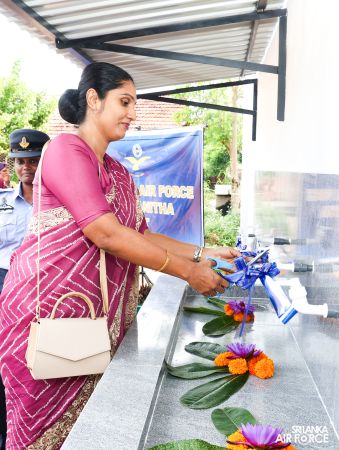 SLAF STATION BIA SUCCESSFULLY COMPLETES 'GUWAN MITHUDAM' PROJECT AT WALANA LAKSHMI JUNIOR SCHOOL