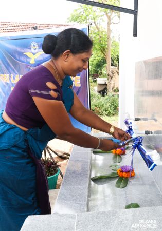 SLAF STATION BIA SUCCESSFULLY COMPLETES 'GUWAN MITHUDAM' PROJECT AT WALANA LAKSHMI JUNIOR SCHOOL
