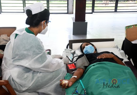 SLAF SEVA VANITHA UNIT CONDUCTS BLOOD DONATION CAMPAIGN