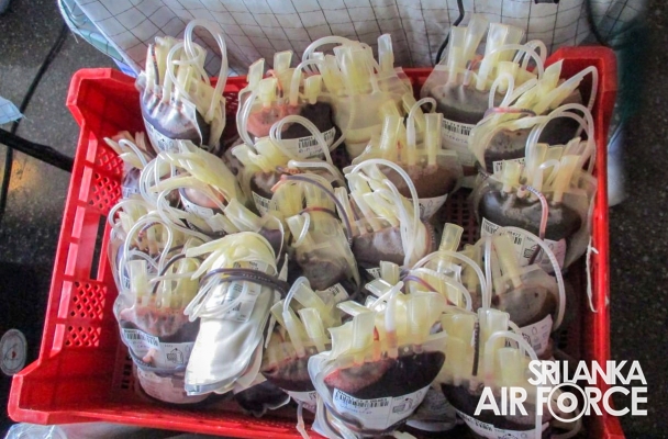 SEVA VANITHA UNIT CONDUCTED A BLOOD DONATION CAMPAIGN AT SLAF BASE RATMALANA