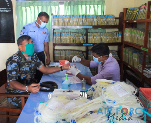 SLAF Stations Ampara and Palaly Conducts Blood Donation Campaigns