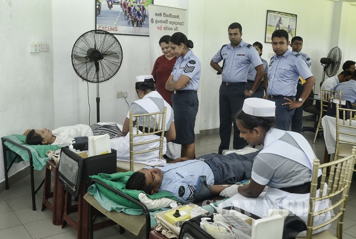 A Blood Donation Campaign to mark Commander's assuming of duties