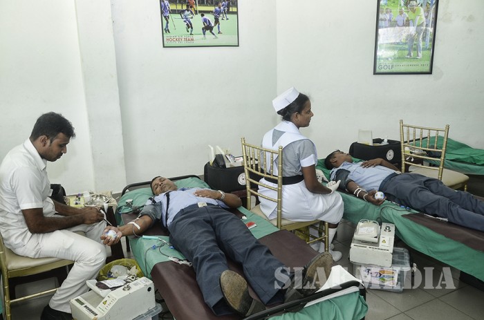 A Blood Donation Campaign to mark Commander's assuming of duties