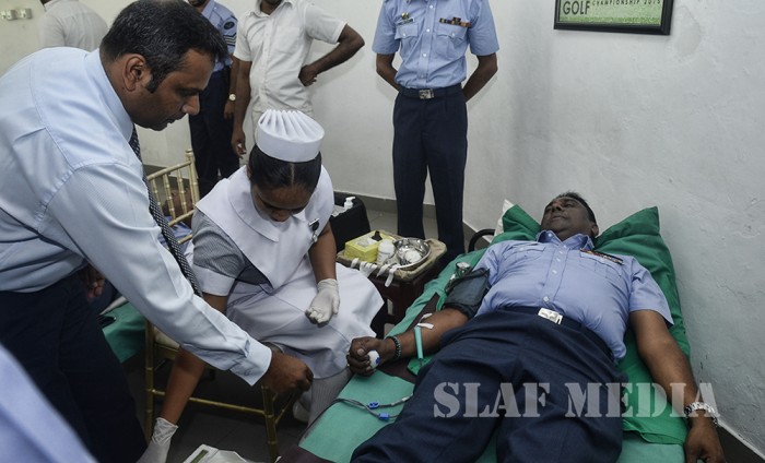 A Blood Donation Campaign to mark Commander's assuming of duties