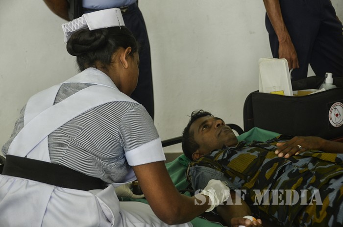 A Blood Donation Campaign to mark Commander's assuming of duties