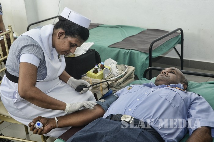 A Blood Donation Campaign to mark Commander's assuming of duties