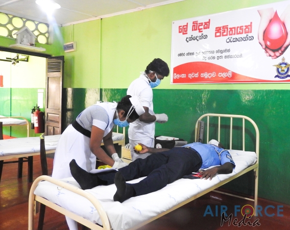 SLAF Stations Ampara and Palaly Conducts Blood Donation Campaigns