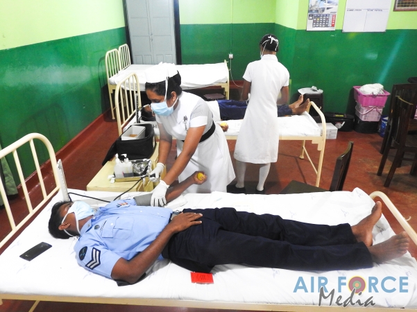SLAF Stations Ampara and Palaly Conducts Blood Donation Campaigns