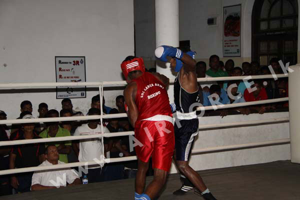 Air Force Pugilists Put Up Spirited Fight Air Force Pugilists Put Up Spirited Fight