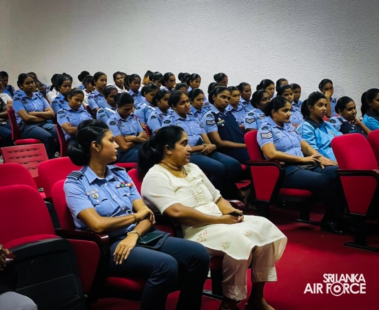 BREAST CANCER AWARENESS PROGRAMME HELD AT SLAF TRADE TRAINING SCHOOL EKALA