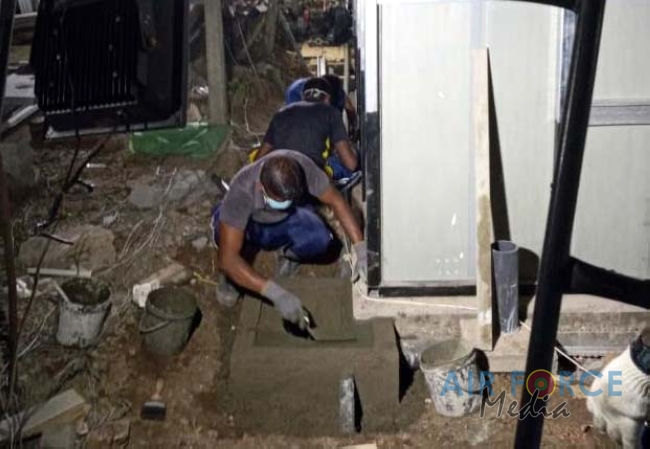 Progress of SLAF Construction of Isolation Wards at National Institute of Infectious Diseases (IDH)