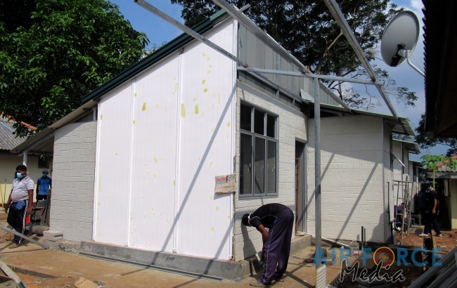 Progress of SLAF Construction of Isolation Wards at National Institute of Infectious Diseases (IDH)