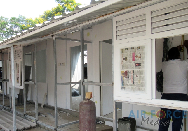 Progress of SLAF Construction of Isolation Wards at National Institute of Infectious Diseases (IDH)