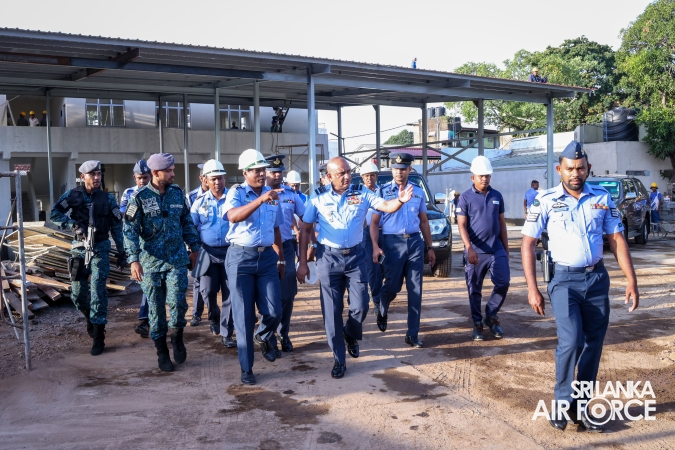 COMMANDER REVIEWS PROGRESS OF COLOMBO CENTRAL BUS TERMINAL RENOVATION PROJECT